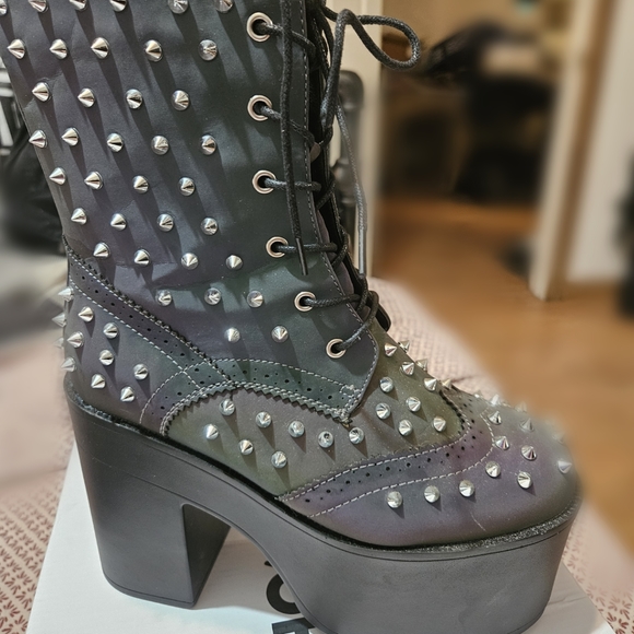 Ocho toros Chameleon platform boots 7.5 - Picture 7 of 9